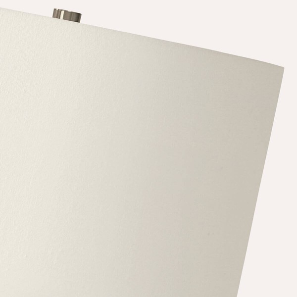 Elstead Alba Tischleuchte E27 Creme Hellgrau, Made in UK