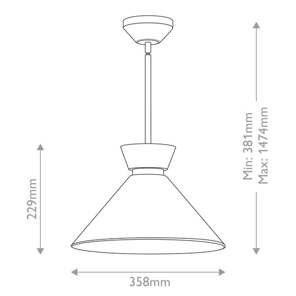 Elstead Halston Pendelleuchte E27 Gebürstete Goldoptik Opal