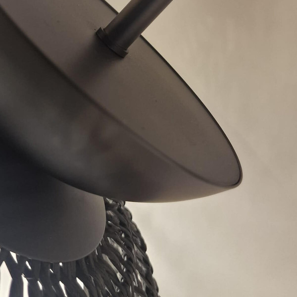 Elstead Perth Pendelleuchte E27 Mattes Schwarz Opalglas matt