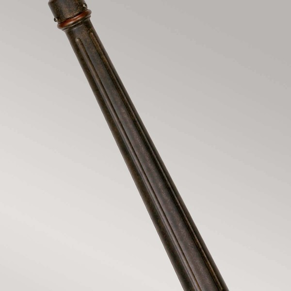 Elstead Baltimore Außen-Stehleuchte E27 117cm Verwitterte Bronze IP44