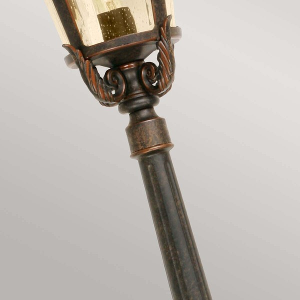Elstead Baltimore Außen-Stehleuchte E27 239cm Verwitterte Bronze IP44