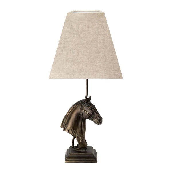 Elstead Eclipse Tischleuchte E27 38cm Bronze Patina