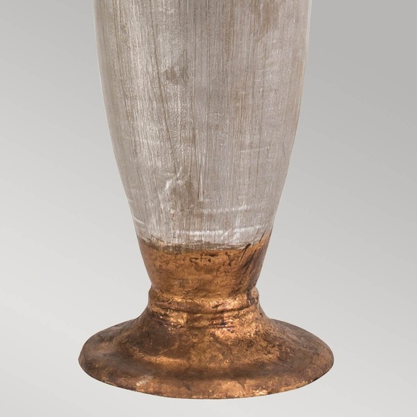 Elstead Bienville Tischleuchte E27 Silber, gold und braun