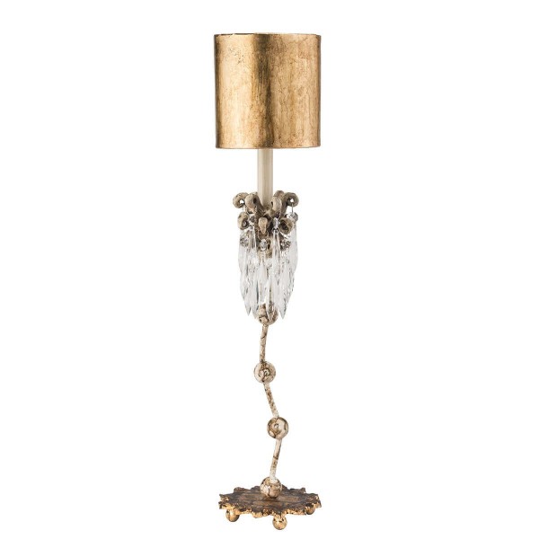 Elstead Venetian Tischleuchte E14 Beige Patina und Gold