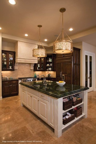 Elstead Arabesque Hängeleuchte E27 4-fach Blattsilber Patina