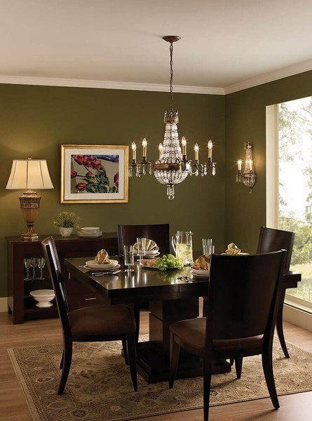 Elstead Bellini Kronleuchter E14 6-fach Oxidierte Bronze, Britische Bronze