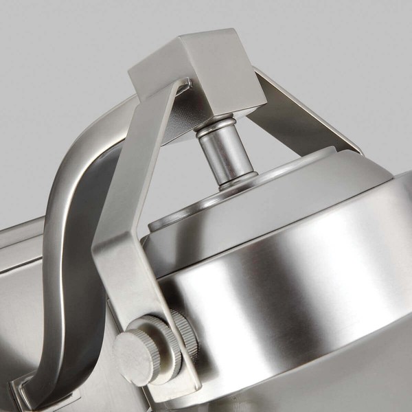 Elstead Boynton Außen-Wandleuchte E27 33cm Gebürsteter Stahl, lackiert IP44 Anti-Meerwasser