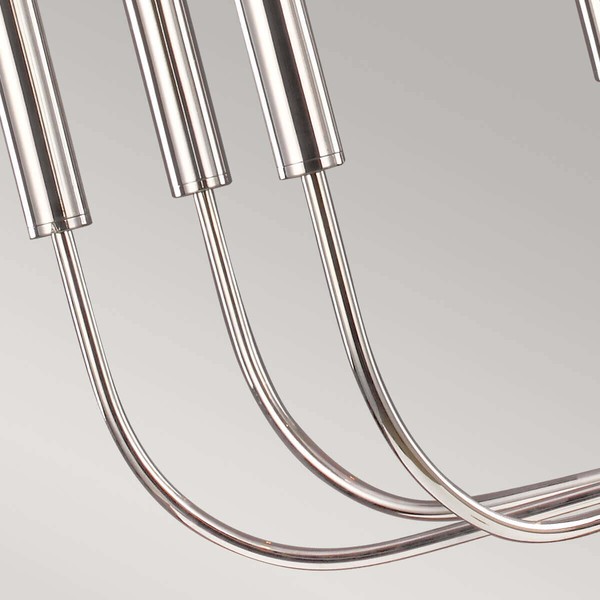 Elstead Brianna Kronleuchter E14 9-fach Poliertes Nickel