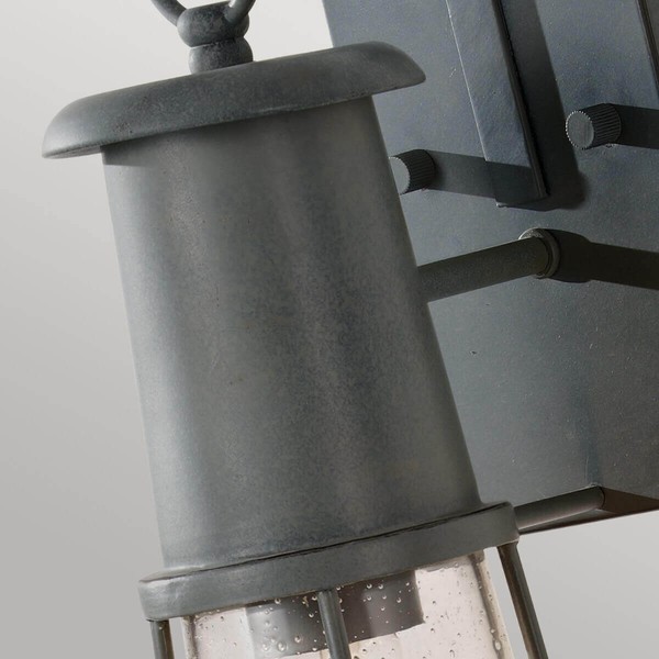 Elstead Chelsea Harbor Außen-Wandleuchte E27 Sturmwolke IP44