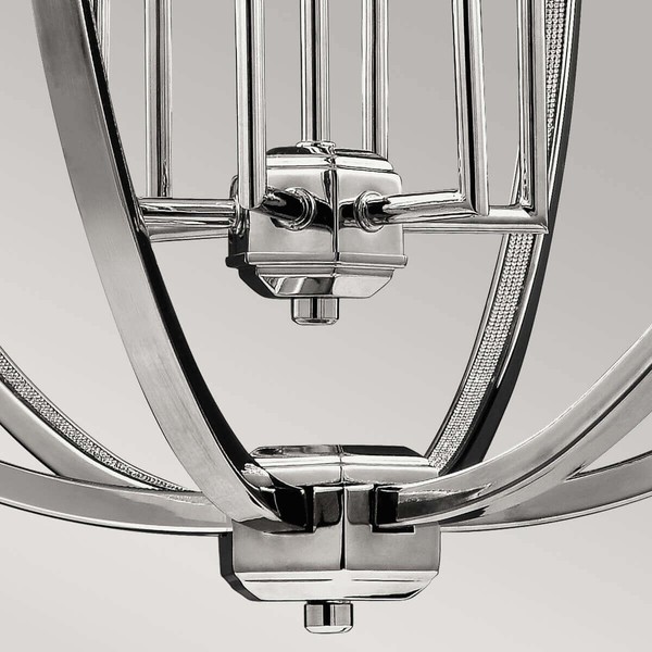 Elstead Corinne Hängeleuchte E14 6-fach Poliertes Nickel