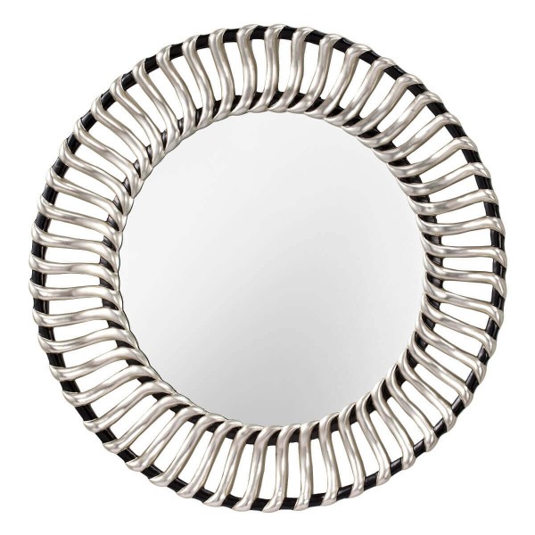 Elstead Cosmo Spiegel Schwarz-Silber