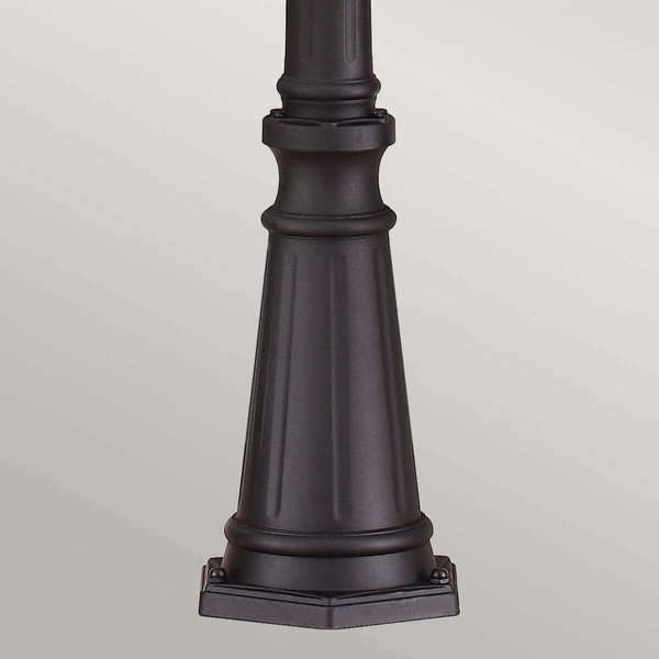 Elstead English Bridle Außen-Stehleuchte E14 3-fach 243cm Schwarz IP44