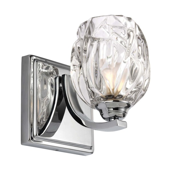 Elstead Kalli LED Wandleuchte G9 Poliertes Chrom IP44
