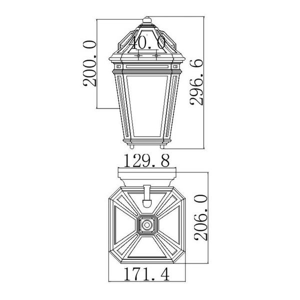 Elstead Londontowne Außen-Wandleuchte E27 Verwitterte Kastanie IP44 Anti-Meerwasser