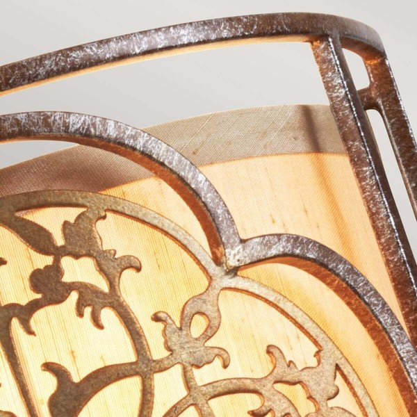 Elstead Marcella Wandleuchte E14 Britische Bronze, oxidierte Bronze