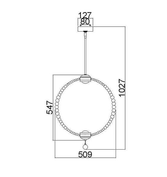 Elstead Oberlin LED Hängeleuchte 2-fach 55cm Satiniertes Nickel