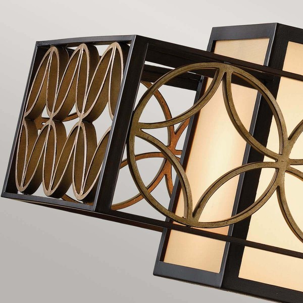 Elstead Remy Kronleuchter E27 4-fach Heritage Bronze, parisserie Gold