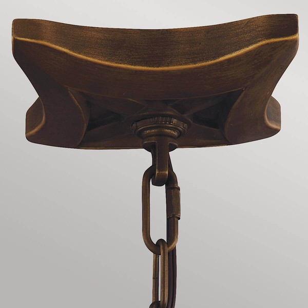 Elstead Yarmouth Hängeleuchte E14 4-fach Gemaltes Altmessing