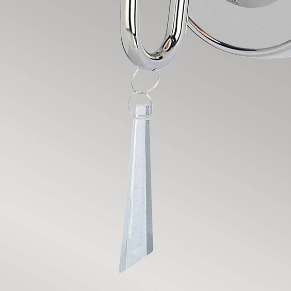 Elstead Finsbury Park Wandleuchte E14 Poliertes Nickel