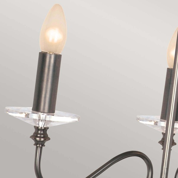 Elstead Finsbury Park Kronleuchter E14 3-fach Alte Bronze