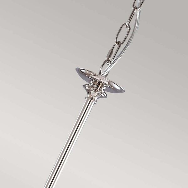 Elstead Finsbury Park Kronleuchter E14 9-fach Poliertes Nickel