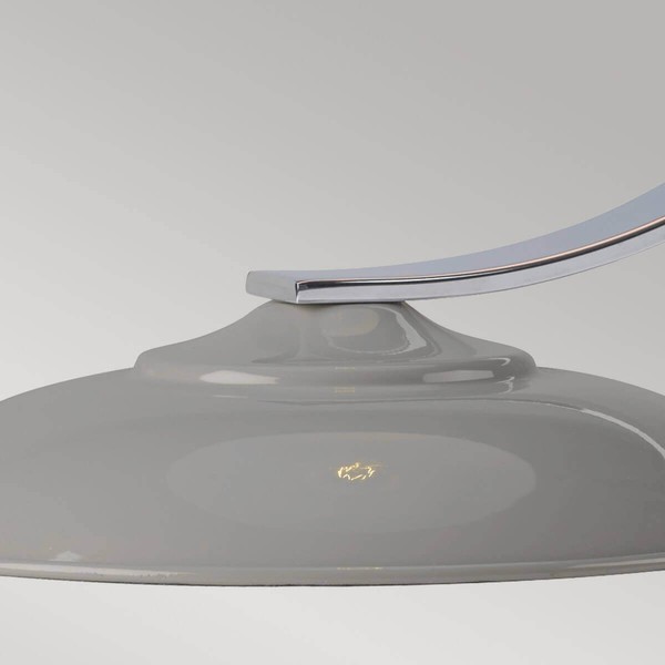 Elstead Franklin Tischleuchte E27 Plane Grau