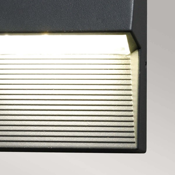 Elstead Freyr LED Außen-Wandleuchte 15cm Graphit IP54