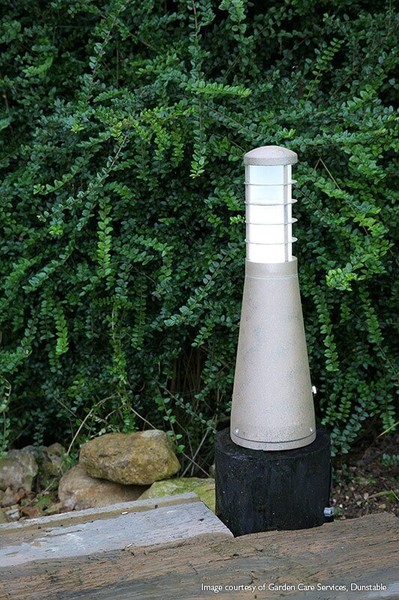 Elstead Beta LED Außen-Stehleuchte 3-fach 4-Ringe Mattes Silber IP54