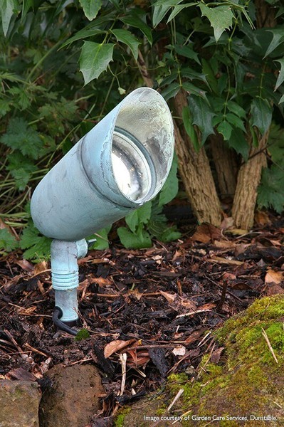Elstead Bronze LED Außen-Stehleuchten 3-fach Grünspan IP44