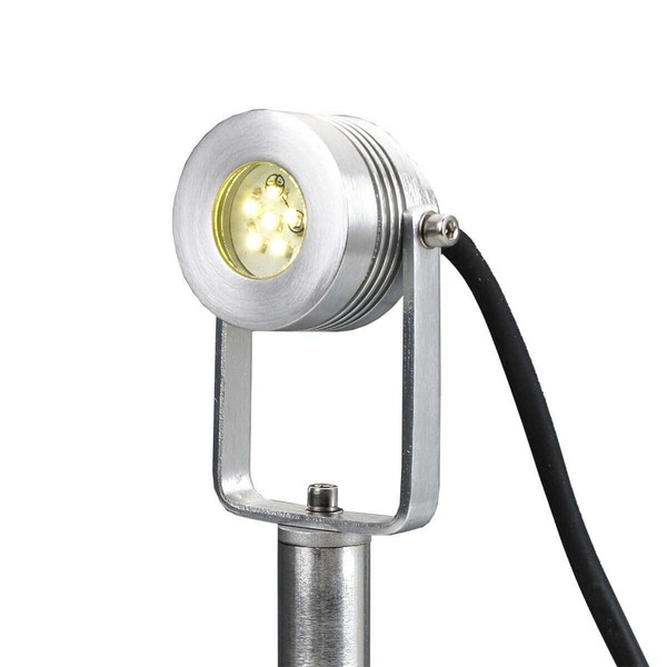 Elstead Spennymoor LED Außen-Stehleuchten 3-fach Pole Eloxiertes Aluminium IP54