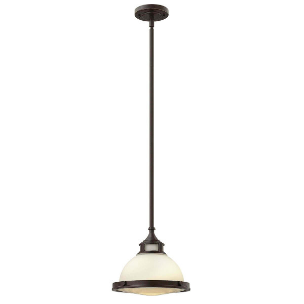 Elstead Amelia Hängeleuchte E27 1-fach Buckeye Bronze