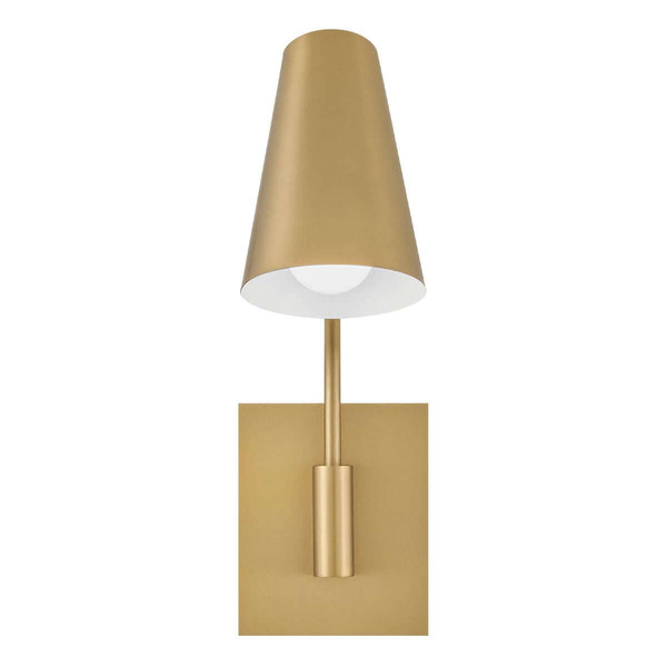 Elstead Bray Wandleuchte E27 schwenkbar Messing lackiert Stahl 43cm