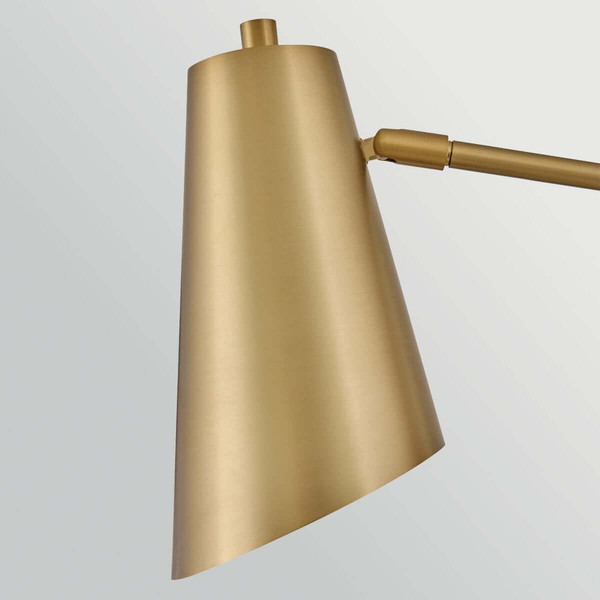 Elstead Bray Wandleuchte E27 schwenkbar Messing lackiert Stahl 43cm