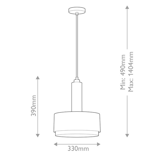Elstead Cedric Pendelleuchte E27 2-fach Lackiertes Messing Opal