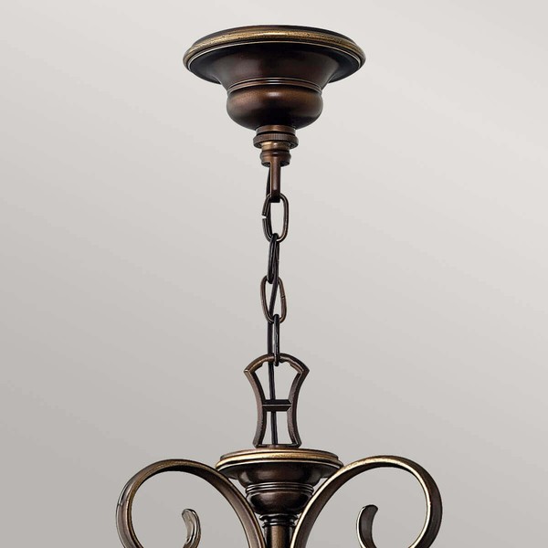 Elstead Cello Kronleuchter E27 15-fach Antike Bronze