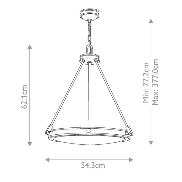 Elstead Collier Pendelleuchte E14 4-fach Schwarzes Oxid Glas klar mit Luftbläschen