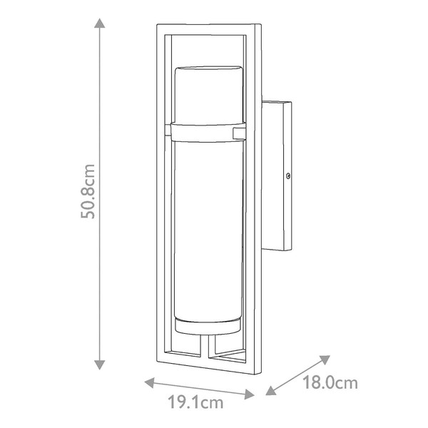 Elstead Cordillera Außenwandleuchte E27 Brünierte Bronze IP44