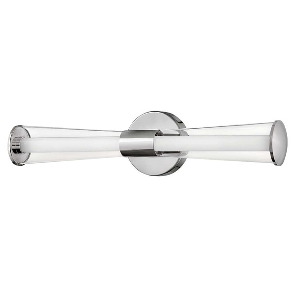Elstead Elin LED Bad-Wandleuchte dimmbar IP44 warmweiss 22W Chrom poliert Stahl 58cm