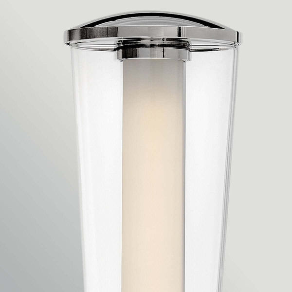 Elstead Elin LED Bad-Wandleuchte dimmbar IP44 warmweiss 22W Chrom poliert Stahl 58cm