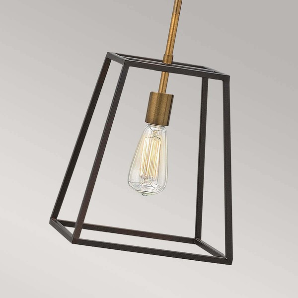 Elstead Fu Lighton Hängeleuchte E27 Bronze
