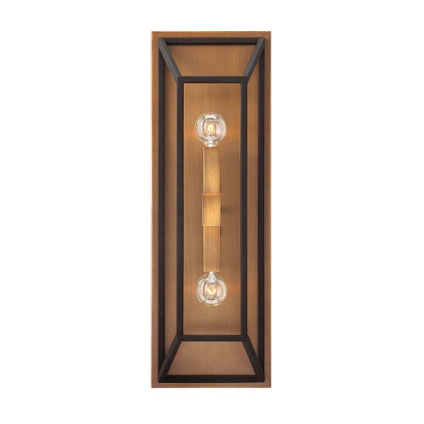 Elstead Fu Lighton Wandleuchte E14 2-fach Bronze