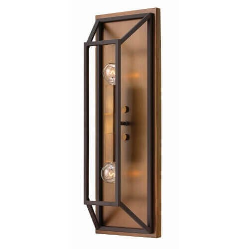 Elstead Fu Lighton Wandleuchte E14 2-fach Bronze