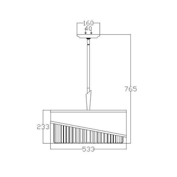 Elstead Gigi Hängeleuchte E14 3-fach Poliertes Nickel
