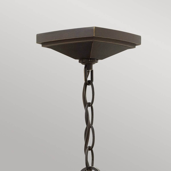 Elstead Manhattan Außen-Hängeleuchte E27 Ölgeriebene Bronze