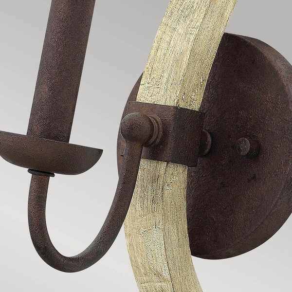 Elstead Middlefield Wandleuchte E14 Eisenrost