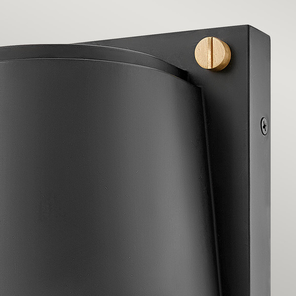 Elstead Scout Außenwandleuchte GU10 LED Schwarz IP44 Anti-Meerwasser