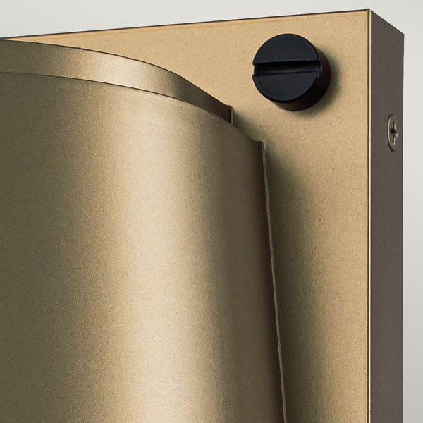 Elstead Scout Außenwandleuchte GU10 LED Heritage Messing lackiert IP44 Anti-Meerwasser