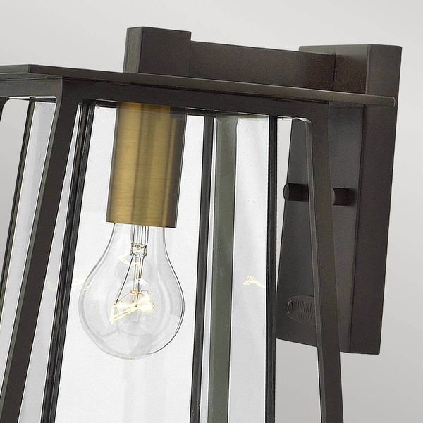 Elstead Walker Außen-Wandleuchte E27 31cm Buckeye Bronze IP44