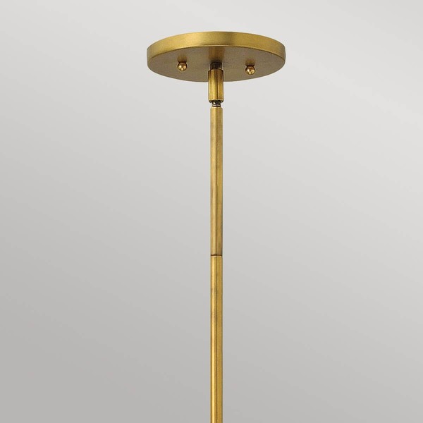 Elstead Zelda Hängeleuchte E27 Vintage-Messing