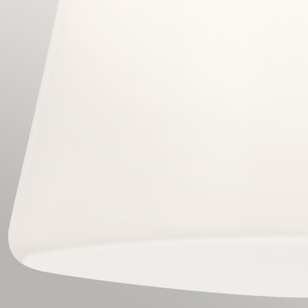 Elstead Albers Deckenleuchte E27  Champagnerbronze Opalglas